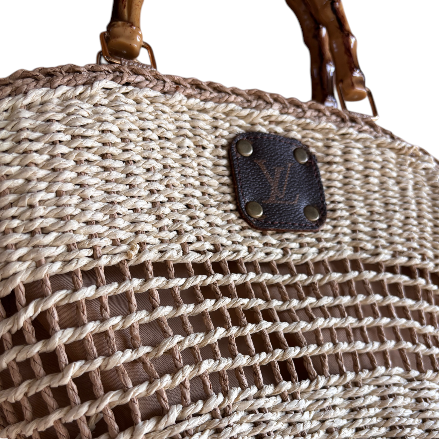 The LV Sunny Straw Tote