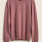 Soft Viscose Blend Crewneck Knit Pullover