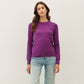 Soft Crew Neck Knit Sweater