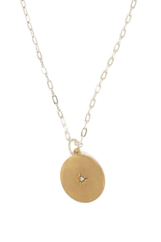 Gold Chain Pendant Necklace