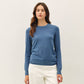 Soft Crew Neck Knit Sweater