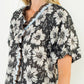 Puff Sleeve Floral Print Top