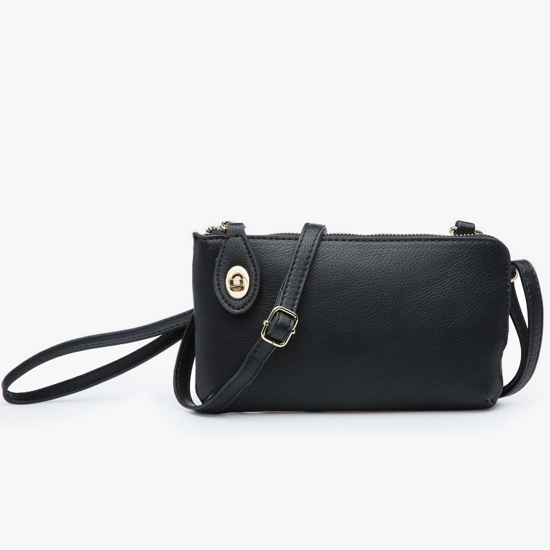 Kendall Twist Lock Crossbody/Wristlet Bag