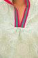 Color Pop Bands Floral Embroidered Mint Top