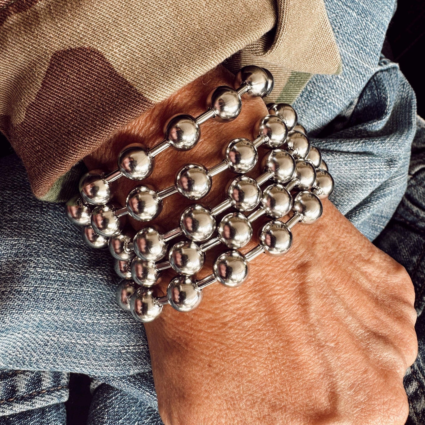 Polished Ball Chain Bracelet