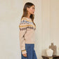 Fair Isle Long Sleeve Crewneck Sweater