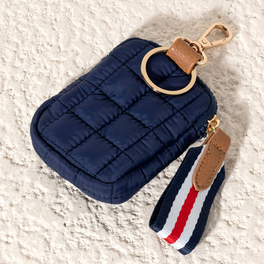 Ezra Navy Clip On Pouch