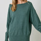 Off Shoulder Sweater Top