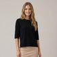 Short Sleeve Side Notch Top