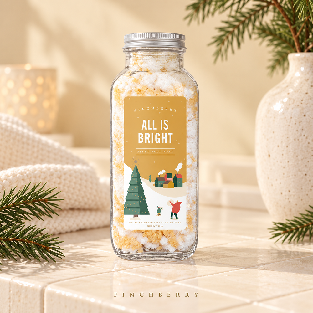 All is Bright Relaxing Holiday Fizzy Salt Soak