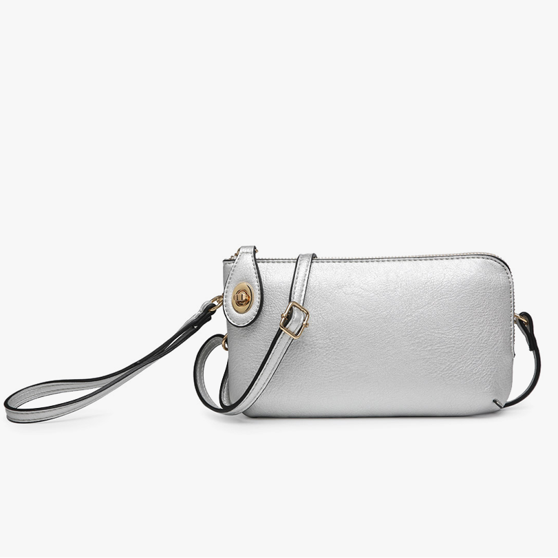 Kendall Twist Lock Crossbody/Wristlet Bag