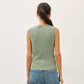 Texture Ribbed Classic Cut Sweater Tank