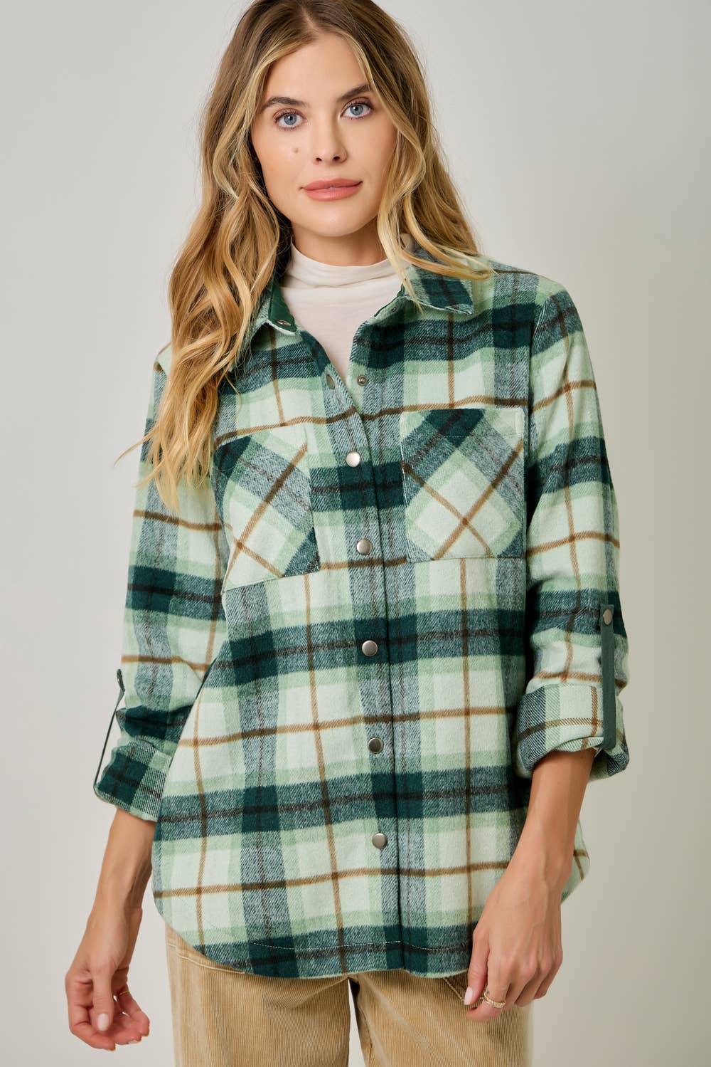 Cozy Brushed Plaid Shacket