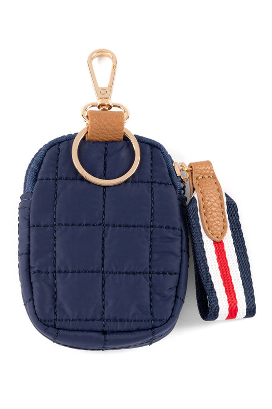 Ezra Navy Clip On Pouch