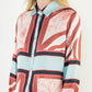Satin Long Sleeve Pattern Top