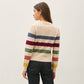 Rainbow Striped Knit Sweater