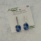 Blue Floral Clay Earrings