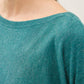 Dolman Sleeve Fine Gauge Boatneck Sweater
