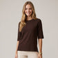 Short Sleeve Side Notch Top