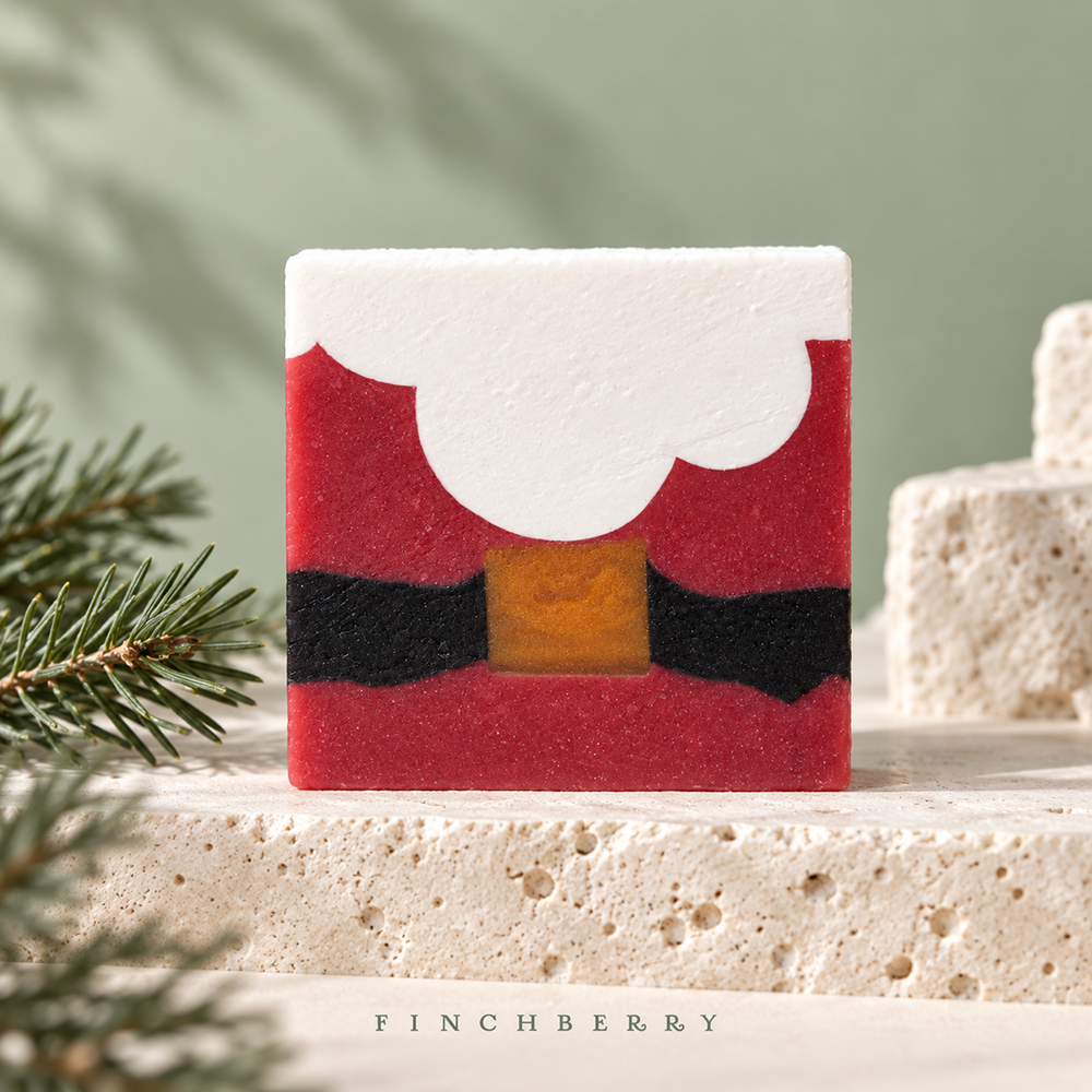 Santa Stocking Stuffer Vegan-Friendly Holiday Boxed Soap