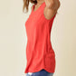 Sleeveless Scoop Neck Bias Woven Top