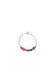 Multi Bead Hoop Earring