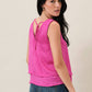Sleeveless Tie Back Top