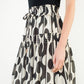 Geometric Print Skirt