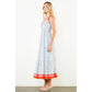 Thin Strap Striped Pattern Dress