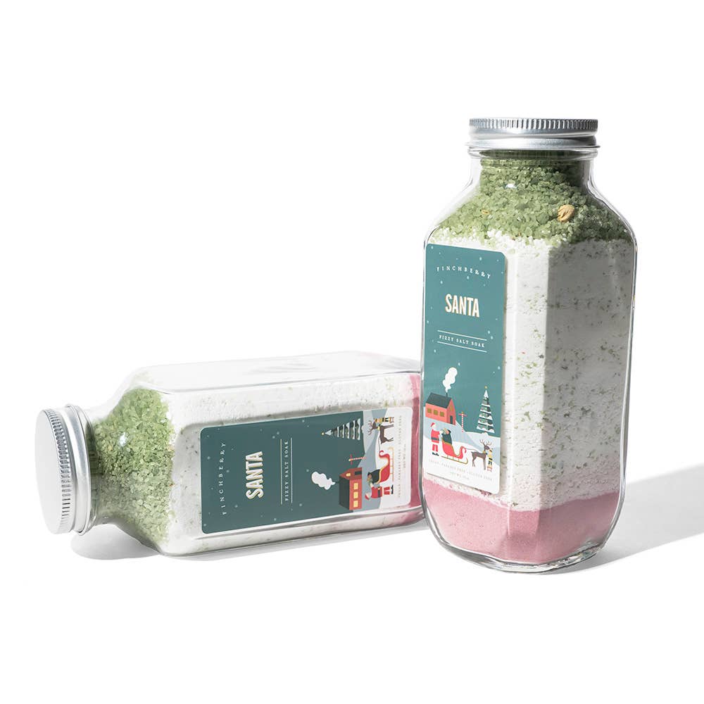 Santa Soothing Holiday Fizzy Salt Soak
