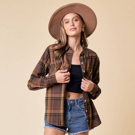 Plaid Button Down Shirt