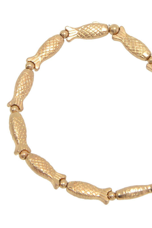 Fish Chain Stretch Bracelet