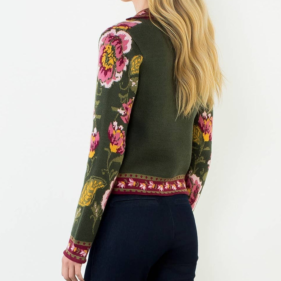 Floral Button Cardigan