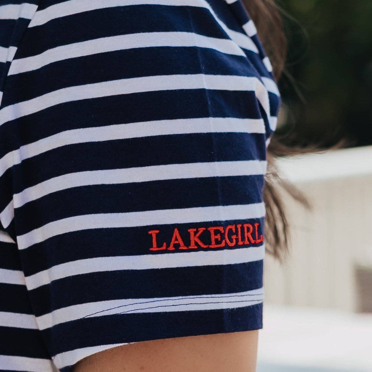 Lakegirl Stripe Tee Shirt Dress