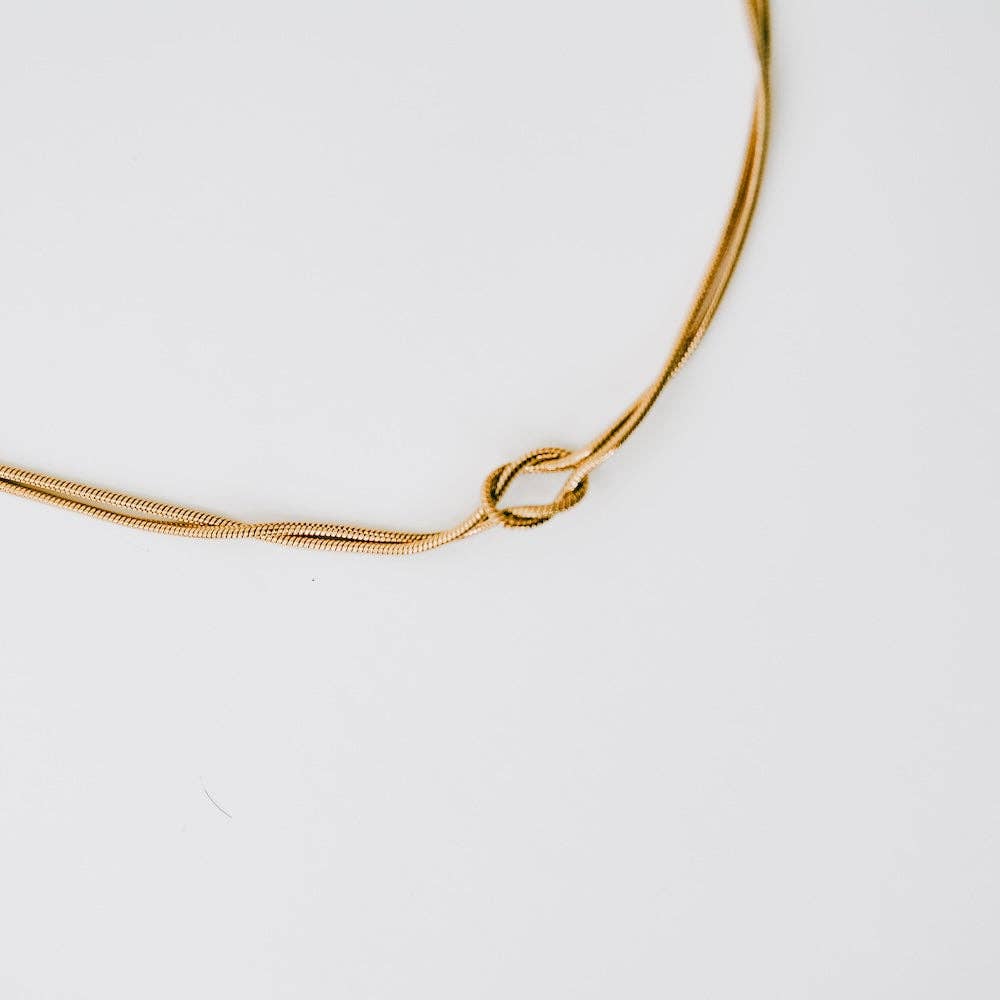 Tie The Knot Necklace - Waterproof
