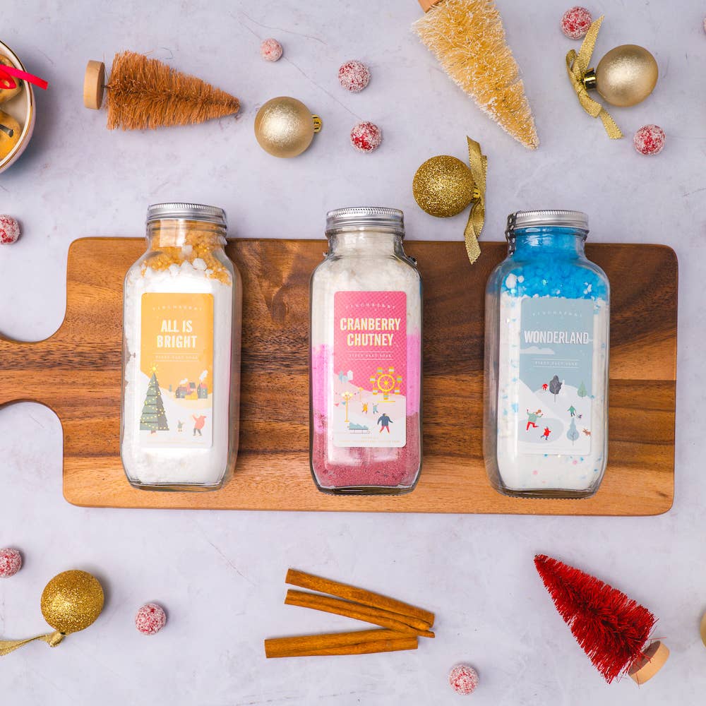 All is Bright Relaxing Holiday Fizzy Salt Soak