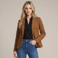 Classic Single-Button Tailored Blazer