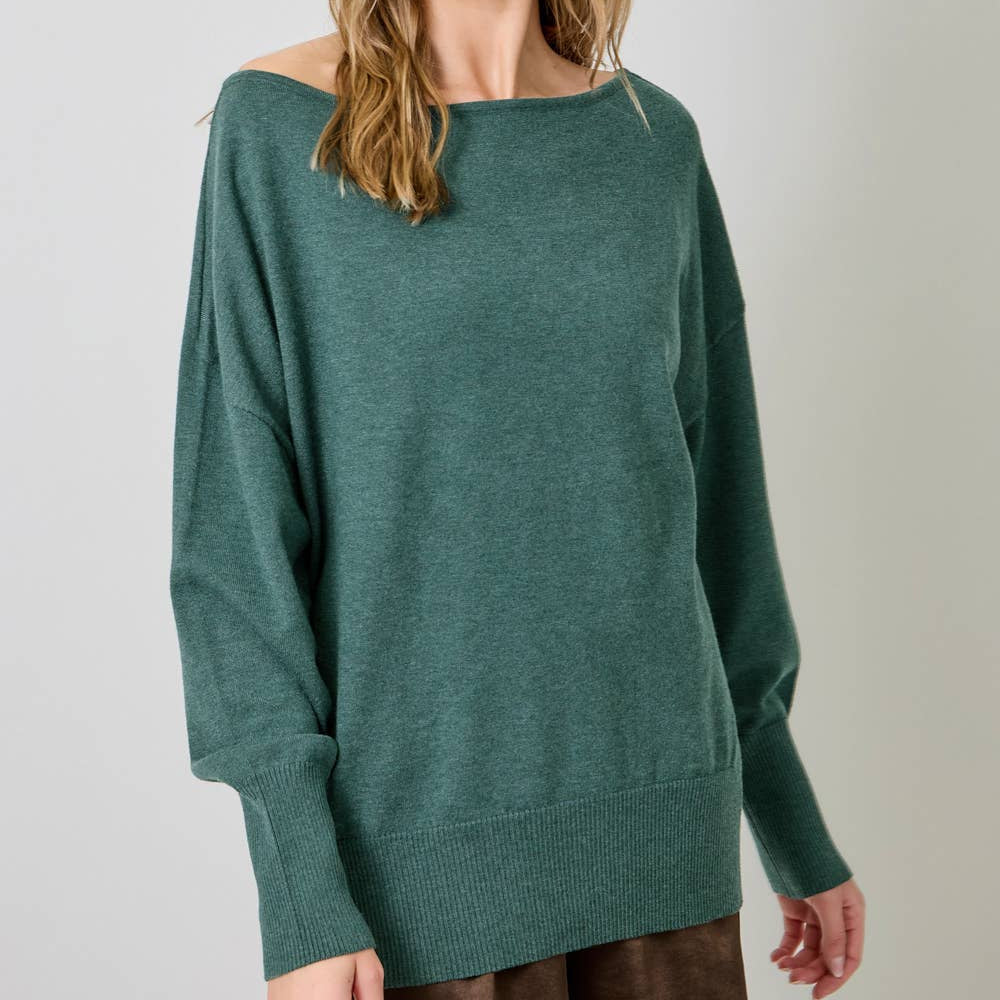 Off Shoulder Sweater Top