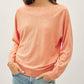 Dolman Sleeve Fine Gauge Boatneck Sweater