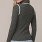 Black and White Striped Henley Top