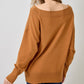 Off Shoulder Sweater Top