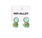 Kimberly Enamel Earring Turquoise
