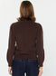 Polo Long Sleeve Sweater: Brown