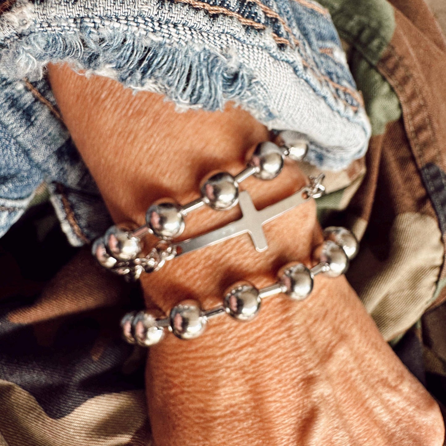 Polished Ball Chain Bracelet