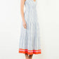 Thin Strap Striped Pattern Dress
