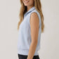 Buttery Soft Modal Half Zip Sleeveless Top