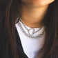Stainless Steel Open Heart Necklace