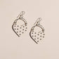 Ecru Studded Harlow: Silver