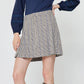 Plaid A-line Mini Skirt