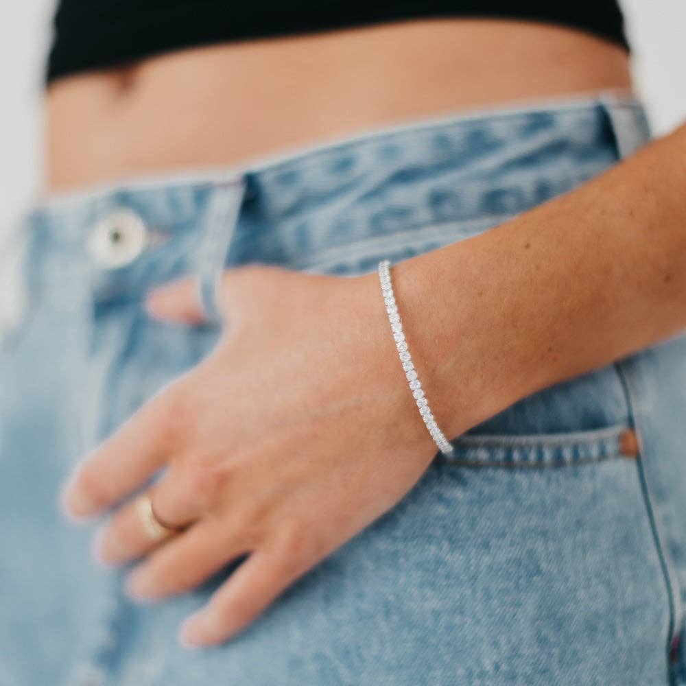 Valentina Tennis Bracelet - Waterproof